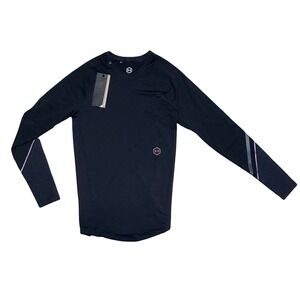 Under Armour Rush HeatGear Mens Compression Shirt Black Purple 1345197 MD